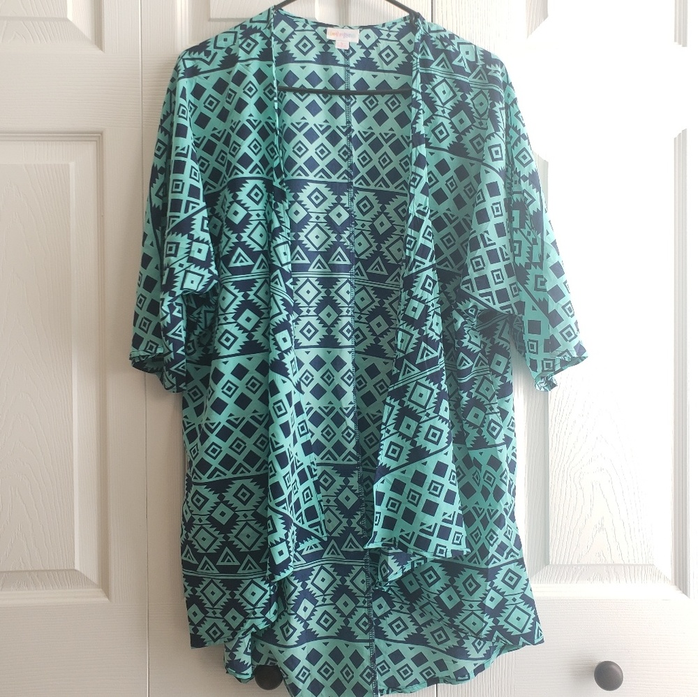 Lularoe Lindsey Lightweight Aztec
